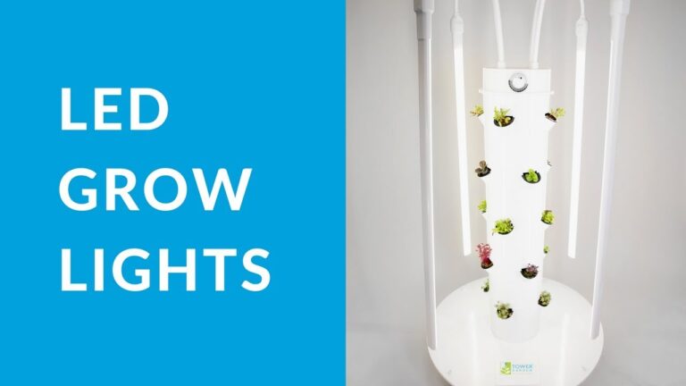 Putting LED Lights On Your Tower Garden