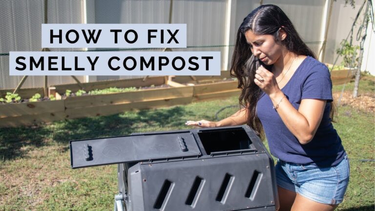 How To Stop Compost Bin Smelling Like Sewage