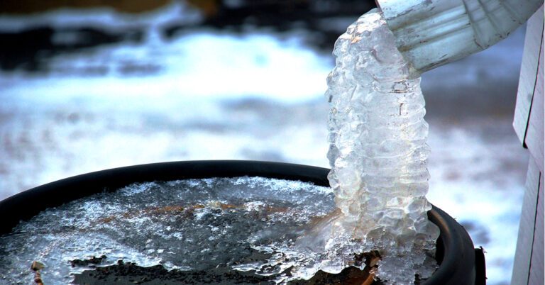 Is Frost Bad For Rain Barrels?
