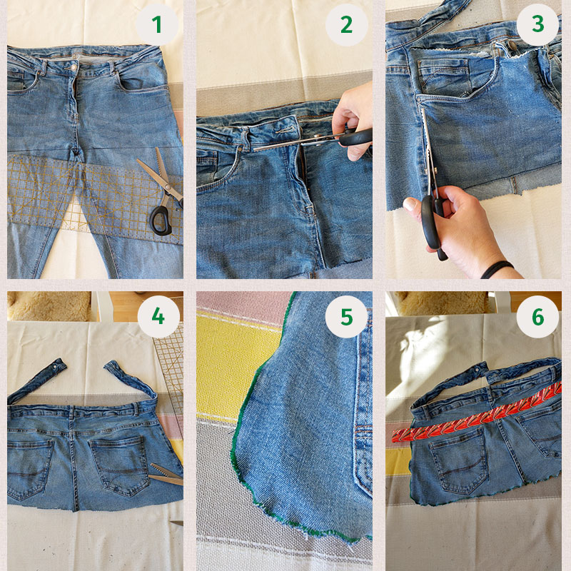 Do It Yourself: Sew a Garden Apron From an Old Pair of Jeans