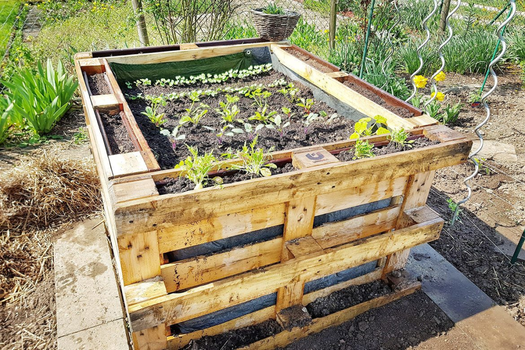 Do It Yourself: Building a Raised Bed From Pallets