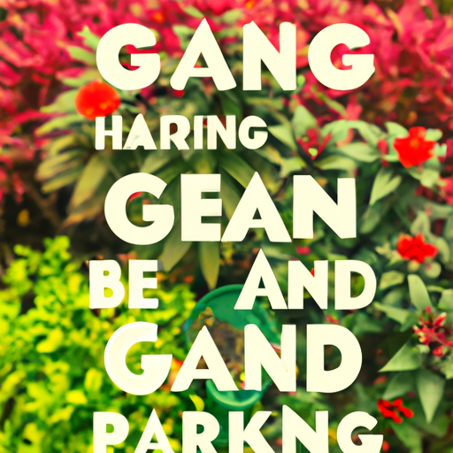 Gardening: The Key to Happiness and Health